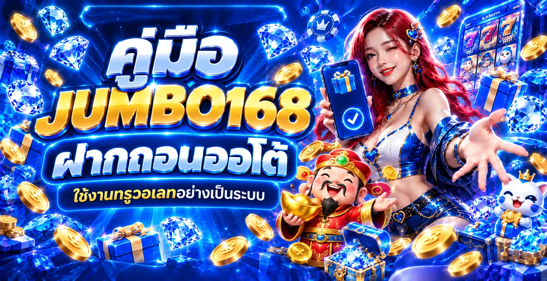 JUMBO168 ฝากถอนออโต้ คู่มือทรูวอเลท